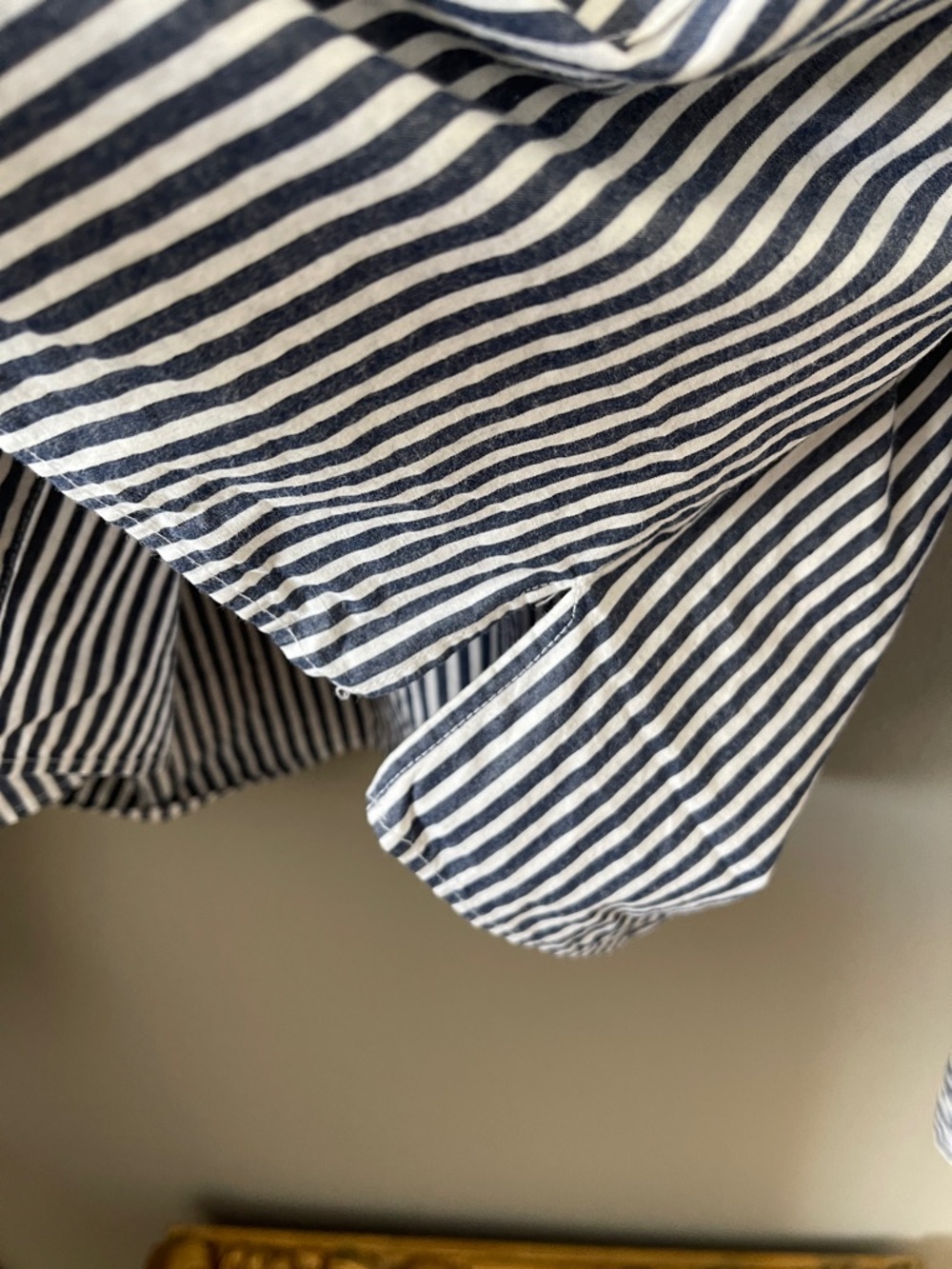 French Connection cropped striped button-down shirt - Picture 6 of 10